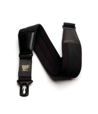 Ernie Ball Ernie Ball Wide 3" Neoprene Polylock Guitar Strap, Black