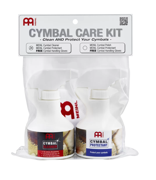 Meinl Cymbal Care Kit with Meinl Cymbal Cleaner