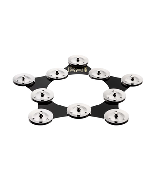 Meinl Meinl Percussion Super Flex Hihat Tambourine, Stainless Steel Jingles