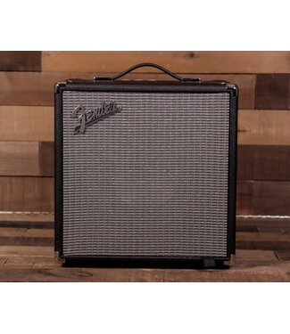 Fender Fender Rumble 25 V3 Bass Amp Combo, Black/Silver