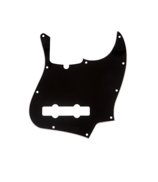 Fender Fender Pickguard, 5-String Jazz Bass, 10-Hole Mount, Black, 3-Ply