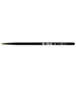 Vic Firth Vic Firth 5AB Wood Tip 5A Drumsticks, Black
