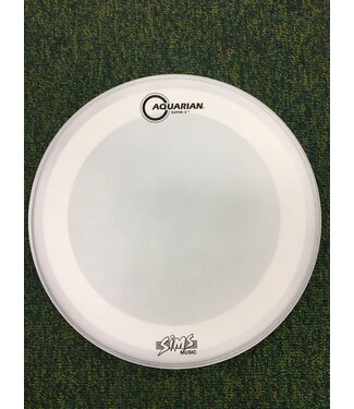 Aquarian Aquarian 14" Sims Music Super 2 Coated Drum Head, Studio-X Ring