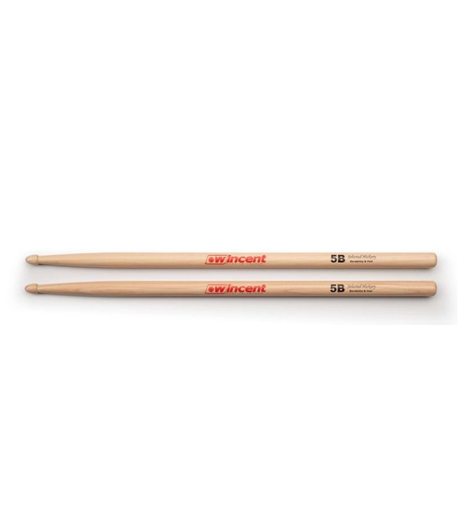 Wincent 5B Hickory Drumsticks