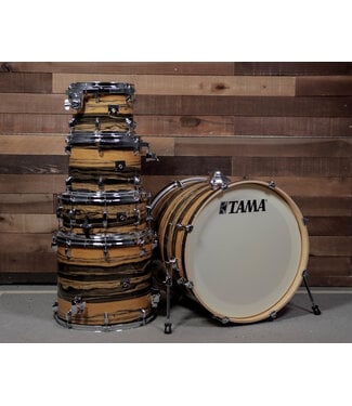 Tama Tama Superstar Classic 5 Piece Shell Pack - Natural Ebony Tiger Wrap