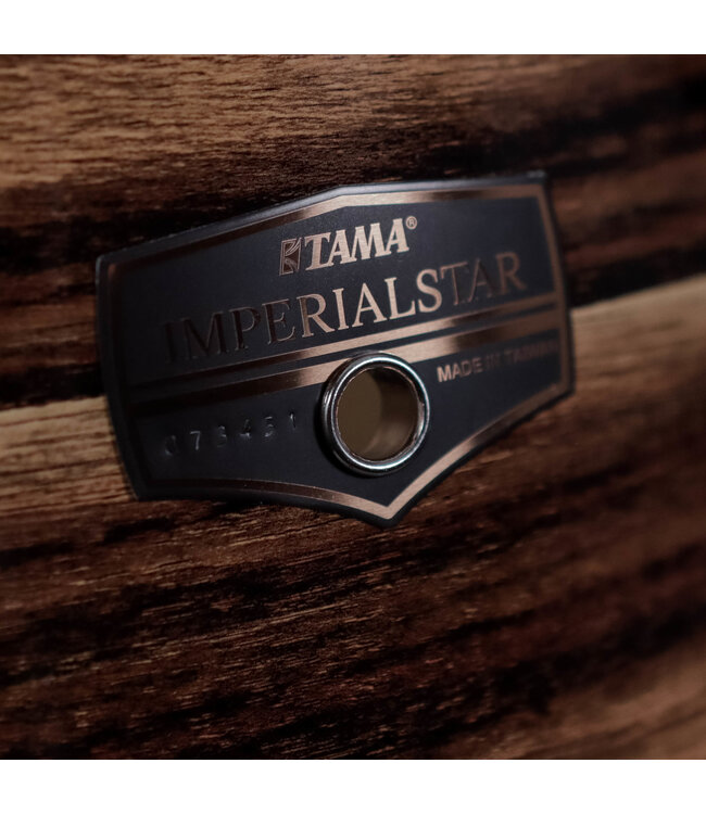 Tama Imperial Star 5-Piece with Hardware and Cymbals, Coffee Teak Wrap