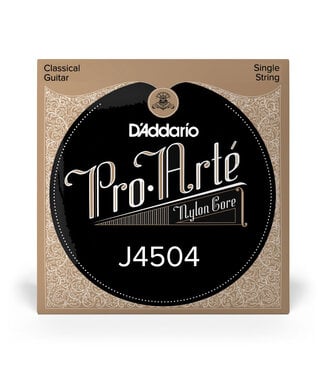 D'Addario D'Addario J4504 Pro-Arte Nylon Classical Guitar Single String, Normal Tension, Fourth String