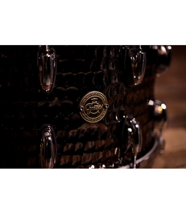 Gretsch 14" x 8" Hammered Black Steel Snare
