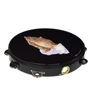 Remo Remo 8" Single Row Tambourine, Praying Hands