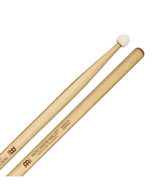 Meinl Meinl Percussion Mallet, Round Felt Tip, Light Hickory, Pair