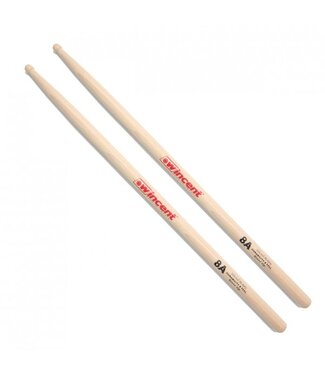 Wincent Wincent 8A Hickory Drumsticks, Barrel Tip