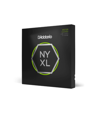 D'Addario D'addario 45-125 Light Top/Medium Bottom 5-String, Long Scale, NYXL Bass Strings