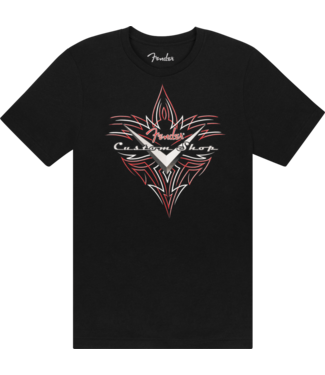 Fender Fender® Custom Shop Pinstripe T-Shirt, Black, XL