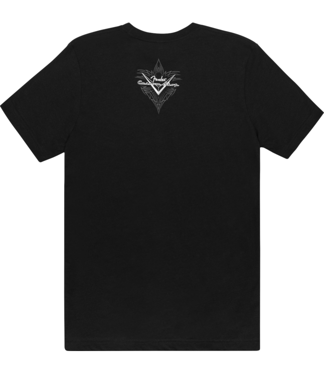 Fender® Custom Shop Pinstripe T-Shirt, Black, XL