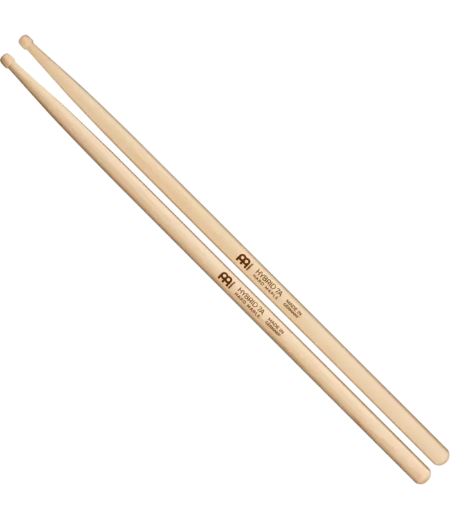 Meinl SB134 Hybrid 7A Drumstick, Maple, Heavy, Hybrid Tip, Pair