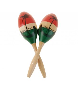 LP LP CP287  Wood Maracas,  Medium/Painted