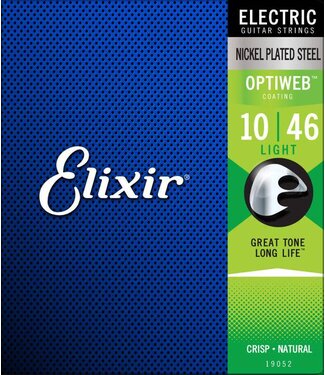 Elixir Elixir OptiWeb Electric Guitar Strings, Light 10-46