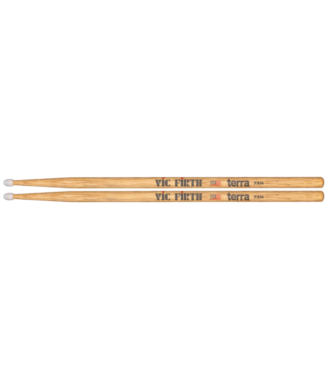 Vic Firth 7ATN Terra Series Drumsticks, Nylon Tip