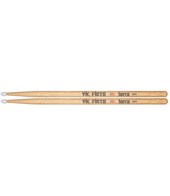 Vic Firth 5BTN Terra Series Drumsticks, Nylon Tip