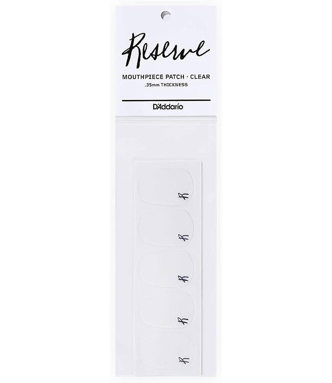 Rico Reserve Mouthpiece Patch - Clear - .35mm