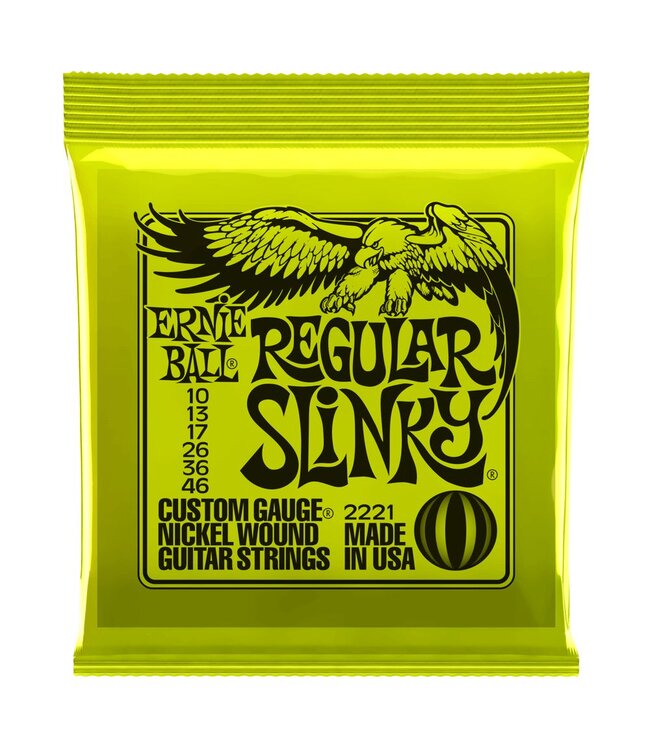Ernie Ball 2221 Regular Slinky Electric String Set, 10-46