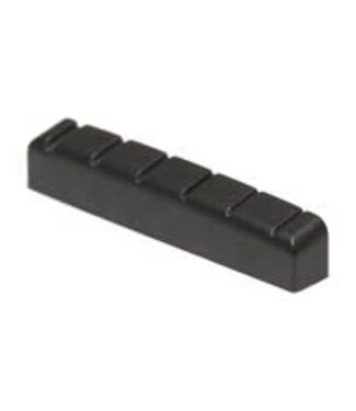 Graph Tech Graph Tech PT-6643-00 Black TUSQ XL Nut, 6-String Slotted Electric, 43 X 6