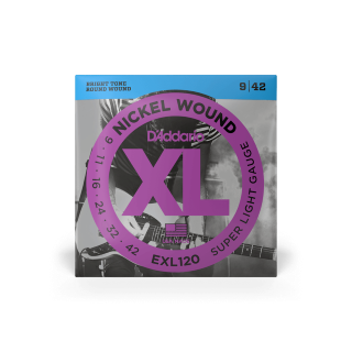 D'Addario 09-42 Super Light, XL Nickel Electric, 3-Pack - Sims Music