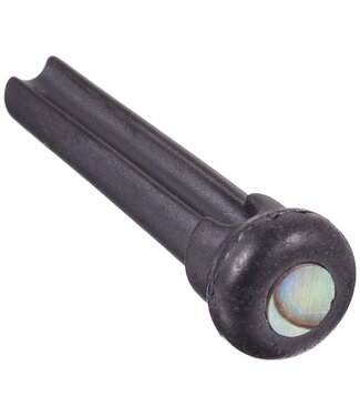 Graph Tech Graph Tech TUSQ Presentation Bridge Pins, 4mm Black / Paua Dot (6 Pcs)
