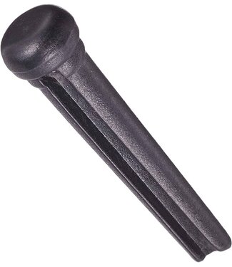 Graph Tech Graph Tech TUSQ Traditional Bridge Pins, No Dot - Black (6 Pcs)