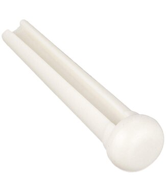Graph Tech Graph Tech TUSQ Traditional Bridge Pins, No Dot - White (6 Pcs)