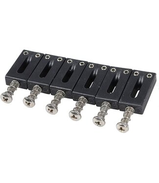 Graph Tech Graph Tech String Saver Saddle Strat & Tele Style 2 1/16" Spaced (6 Pcs)