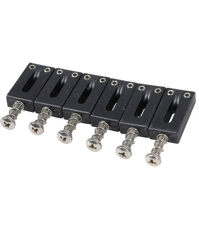 Graph Tech String Saver Saddle Strat & Tele Style 2 1/16" Spaced (6 Pcs)