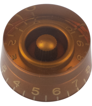 CE Distribution CE Speed Control Knob, Gibson Style, Embossed Numbers, Amber, Single