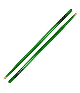 Zildjian Zildjian Z5AACDGG 5A Acorn Wood Tip, Neon Green