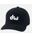 DW Logo FlexFit Baseball Hat, Black L/XL