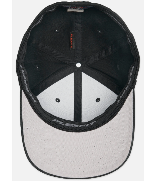 DW Logo FlexFit Baseball Hat, Black L/XL