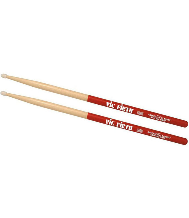 Vic Firth 5ANVG 5A Vic Grip Nylon Tip Drumsticks