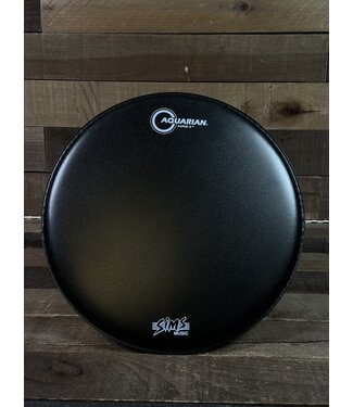 Aquarian Aquarian 13" Sims Music Super 2 Black Coated Drum Head, Studio-X Ring