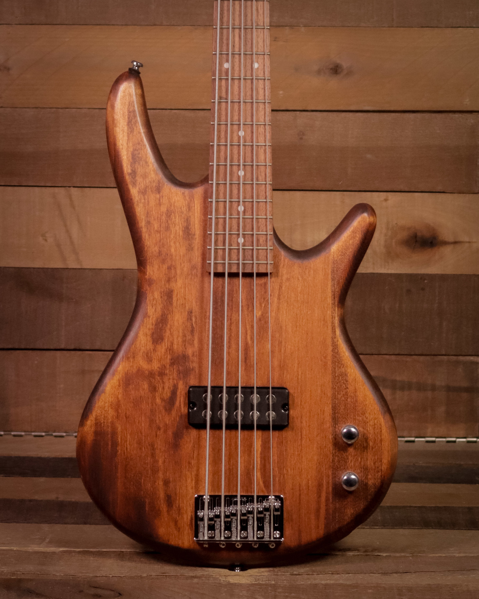 Ibanez GSR105EX 5-String Bass, Mahogany Oil