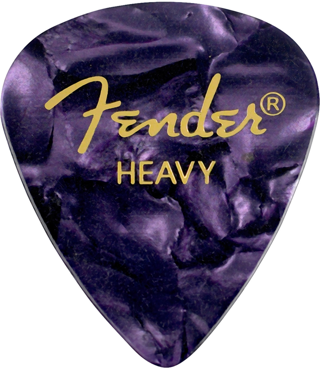 Fender Purple Moto Heavy Picks,  12pk