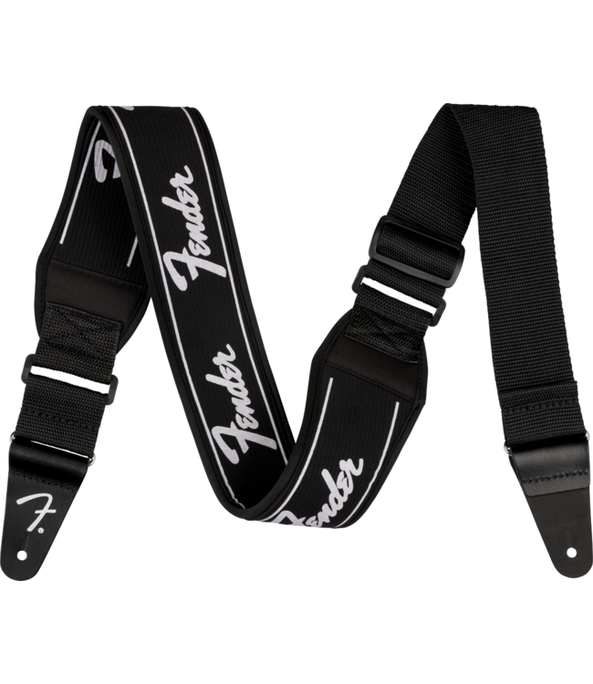 Fender Swell Neoprene Logo Strap, Running Logo, 2.5"