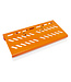 Gator Frameworks Orange Aluminum Pedal Board, Large with Carry Bag