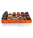 Gator Cases Gator Orange Aluminum Pedal Board, Large with Carry Bag
