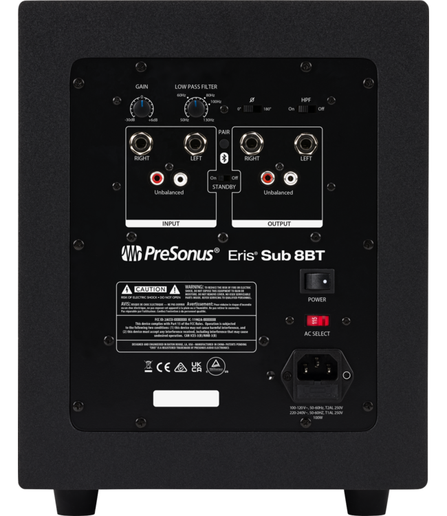 PreSonus Eris Sub 8BT, Black