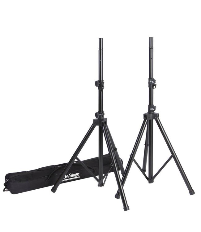 On-Stage On-Stage SSP7950 All Aluminum Speaker Stand Set w/ Deluxe Bag