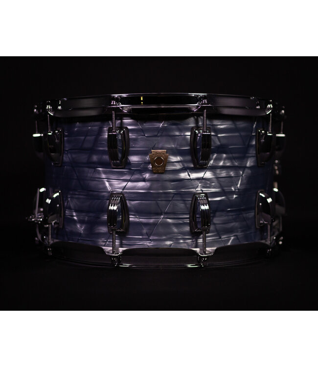 Ludwig 14" x  8" Classic Maple Snare Drum, Sky Blue Pearl, P86C Throw Off