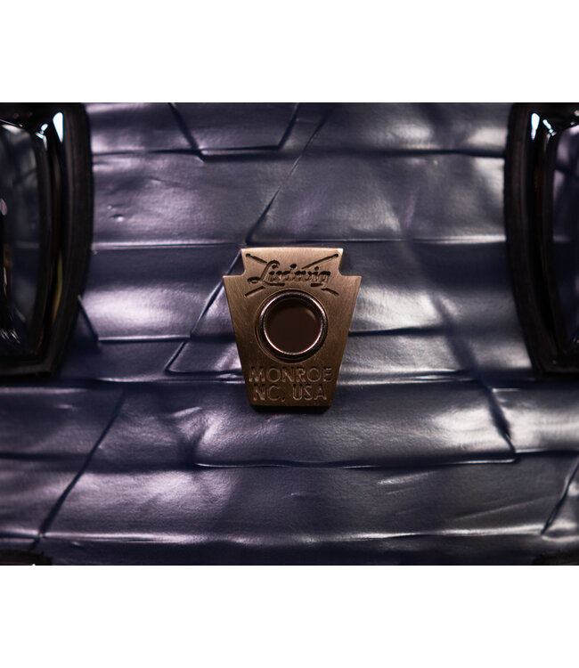 Ludwig 14" x  8" Classic Maple Snare Drum, Sky Blue Pearl, P86C Throw Off