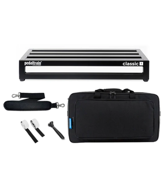 PedalTrain Pedaltrain Classic 1 Pedal Board with Deluxe MX Soft Case