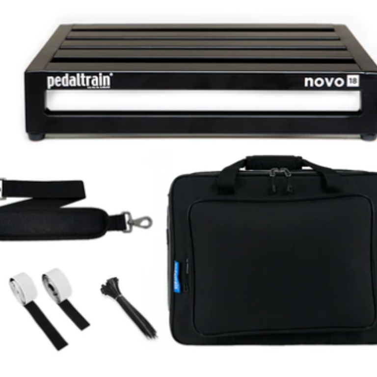 Pedaltrain Novo 18 Pedal Board with Deluxe MX Soft Case - Sims Music