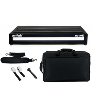 PedalTrain Pedaltrain Novo 24 Pedal Board with Deluxe MX Soft Case